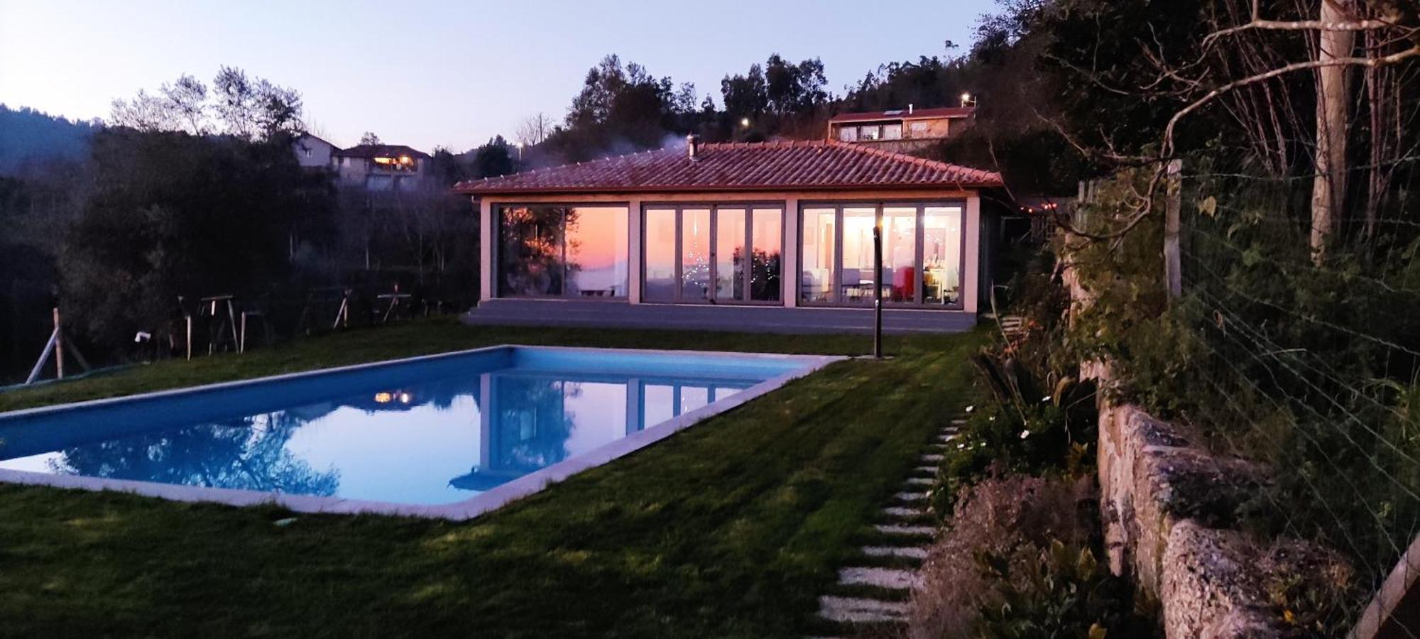 The Pool House Villa Longos Buitenkant foto